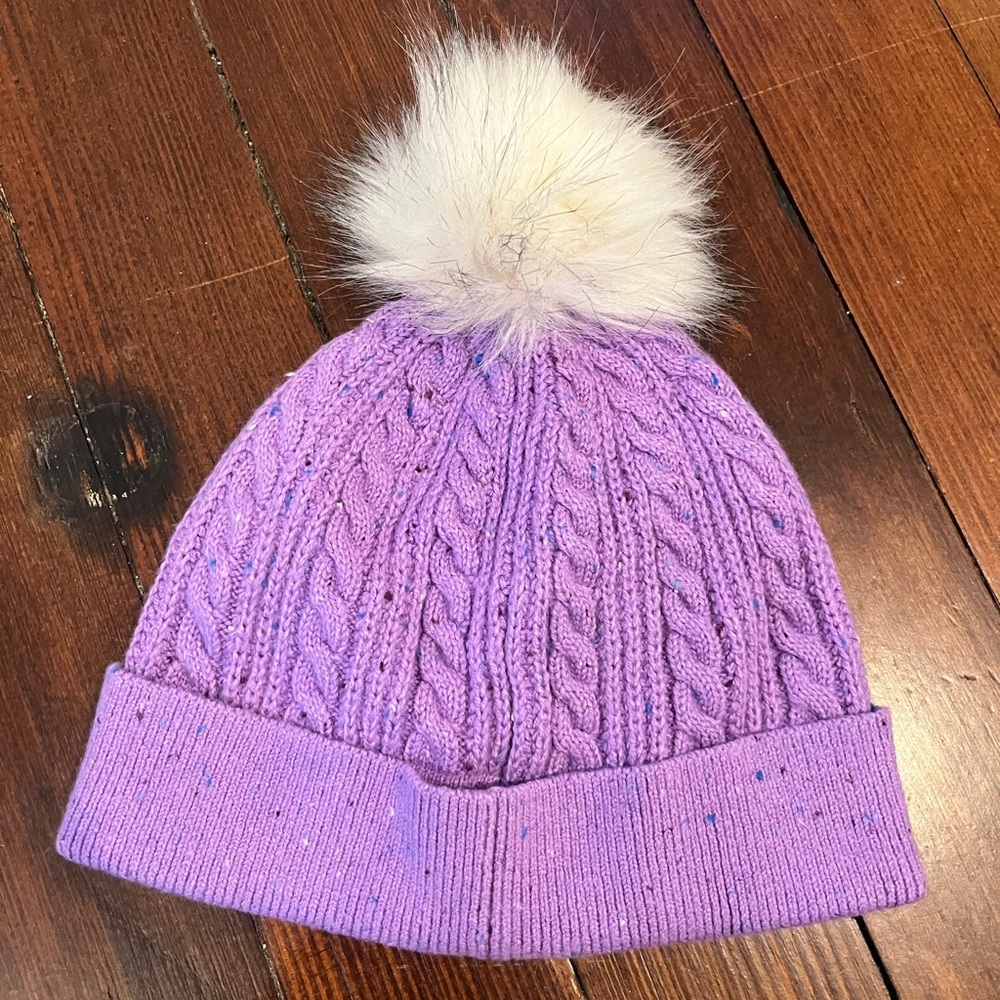 Brand new Talbots purple beanie
